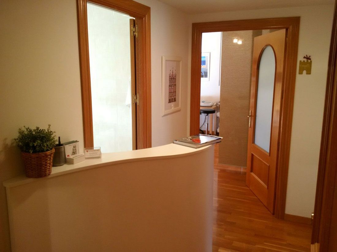 Recepción de la clínica